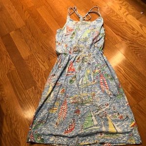 Lily Pulitzer Braided back T-shirt tank dress
